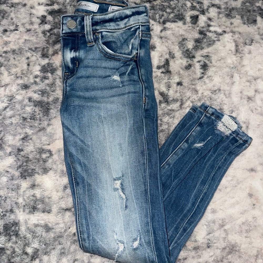 KanCan youth Light Blue Distressed Skinny Jeans
